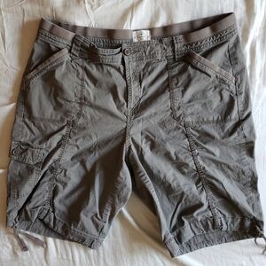 Army green shorts